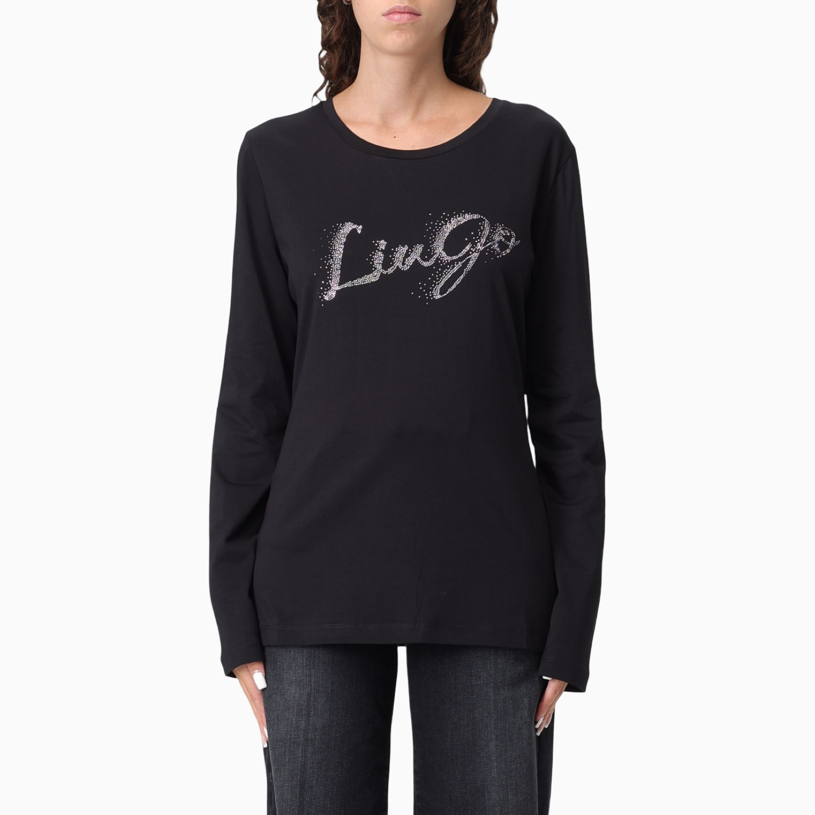 Дамска тениска с дълъг ръкав Liu Jo Women T-shirt UF5283 JS923 Front View