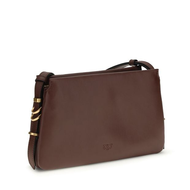 Дамска чанта Women’s shoulder bag Pinko Mini One Two Three 105883A0QOR49Q Brown angled view