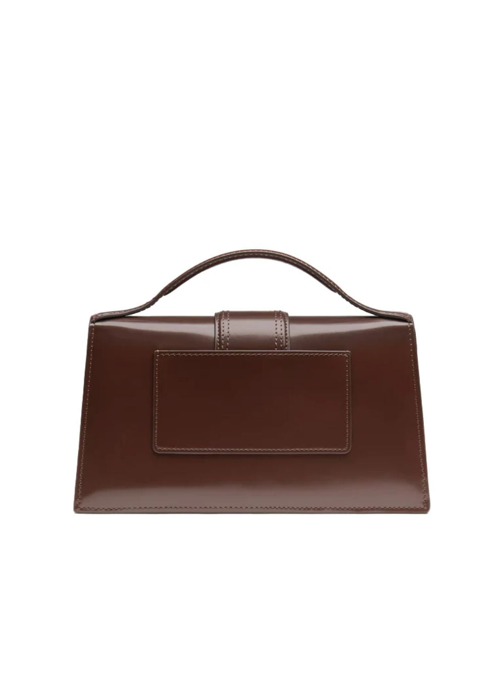 Дамска чанта Women’s handbag JACQUEMUS Le Grand Bambino 233BA0073128 890 Dark Brown back view
