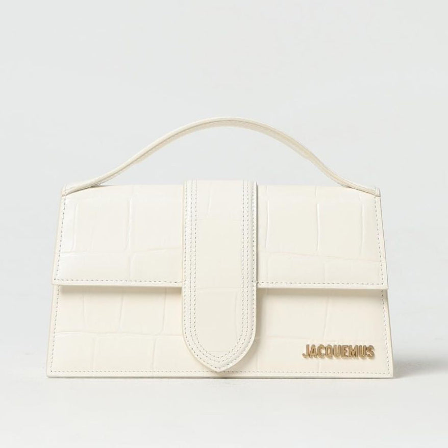 Дамска чанта JACQUEMUS Le Grand Bambino Handbag 213BA007-3164115 White front view