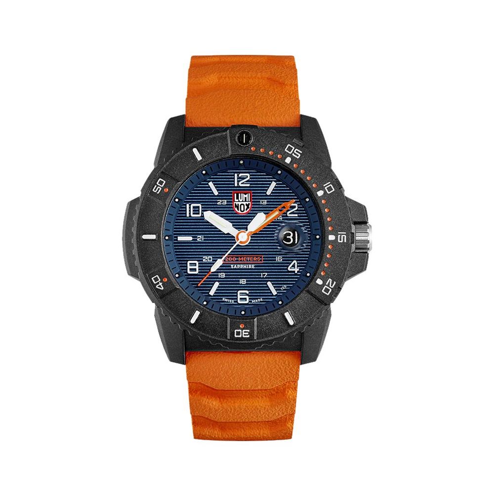 Luminox Orange Rubber Sport Watch