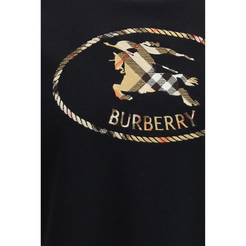 Burberry Black Cotton T-Shirt