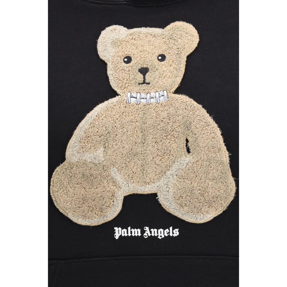 Palm Angels Black Cotton Sweatshirt