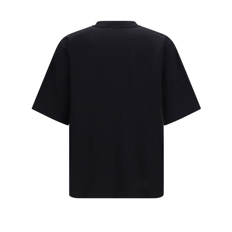 Palm Angels Black Cotton T-Shirt