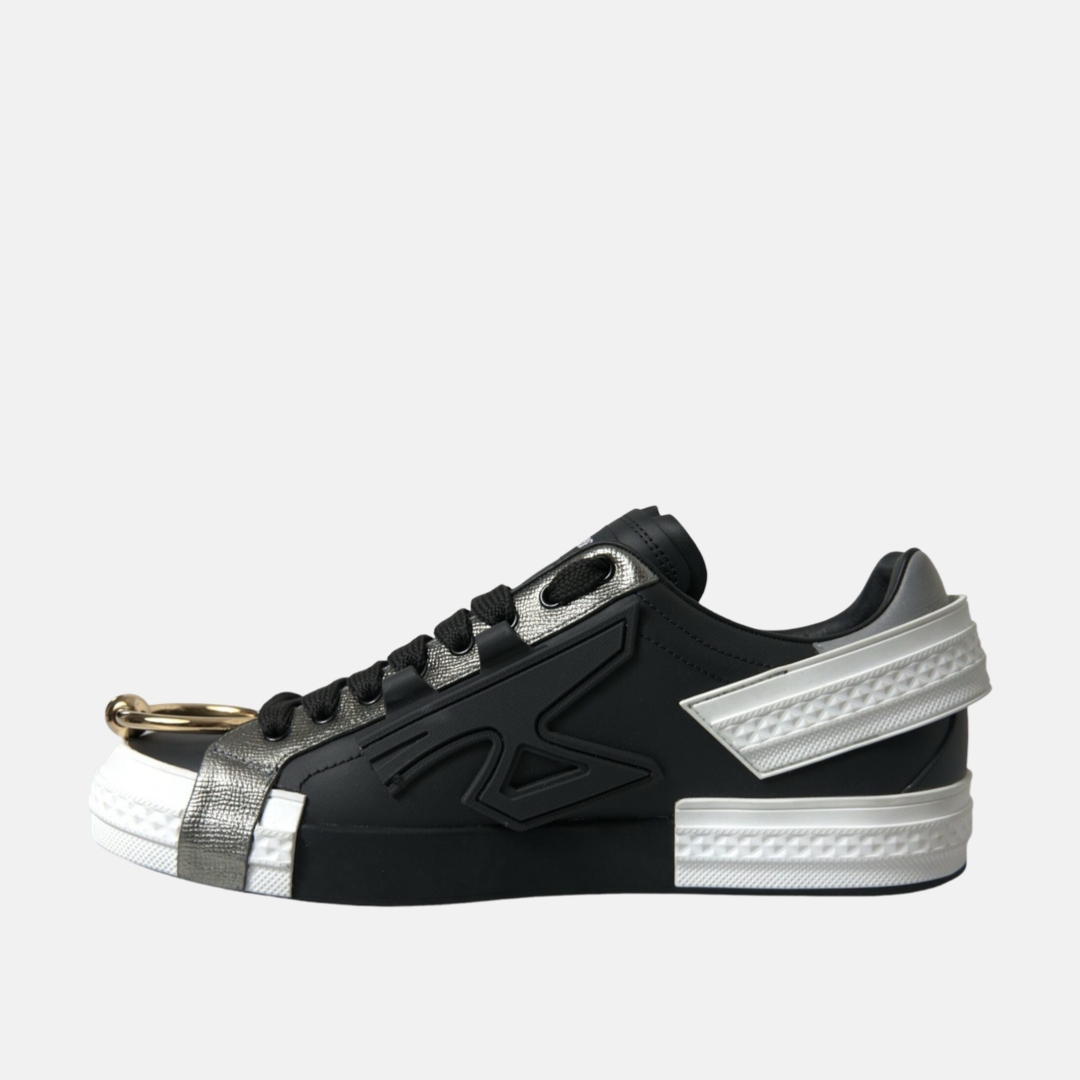 Мъжки маратонки Dolce & Gabbana Elegant Calfskin Low Top Sneakers