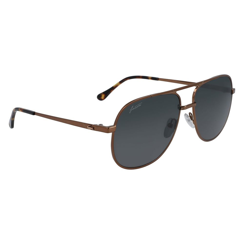 Lacoste Brown Metal Sunglasses