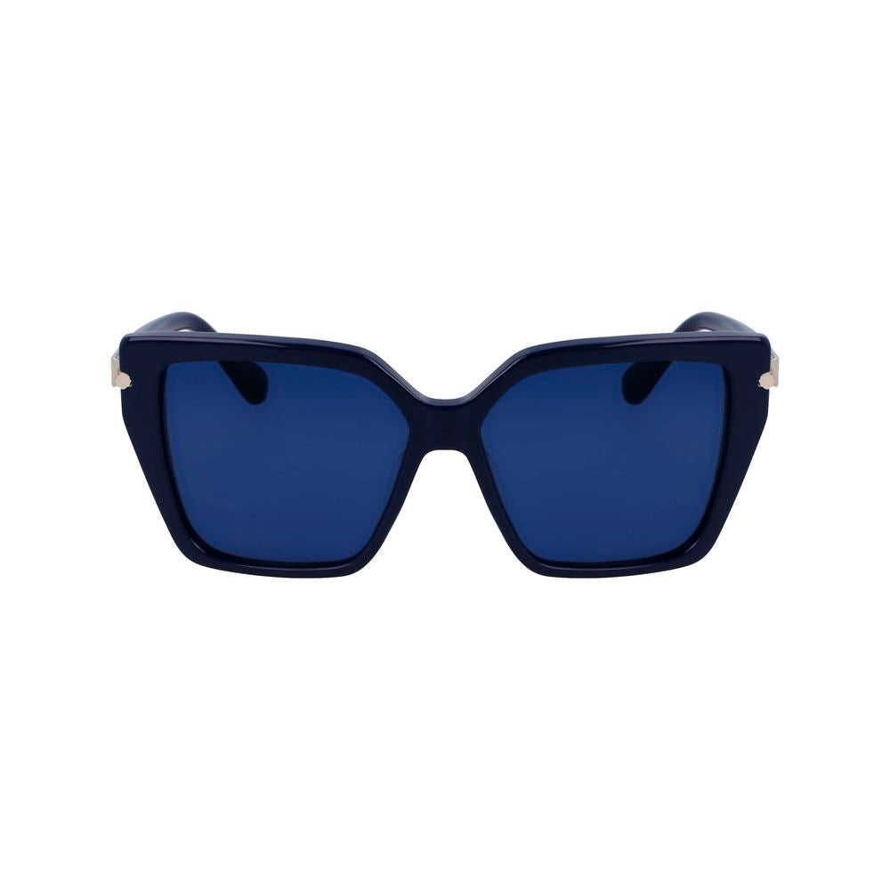 Ferragamo Blue Acetate Sunglasses