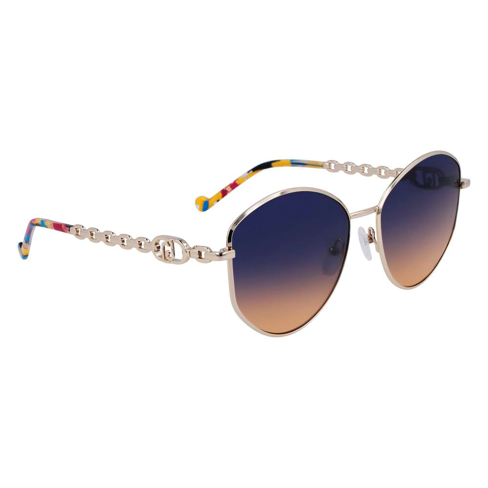 Liu Jo Gold Metal Sunglasses