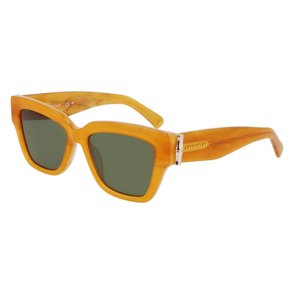 Longchamp Brown Acetate Sunglasses