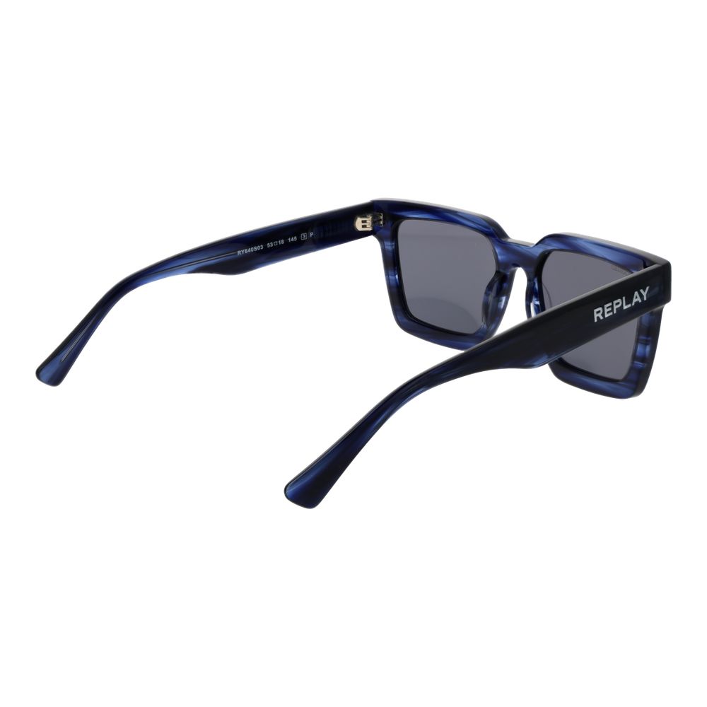 Replay Blue Acetate Sunglasses
