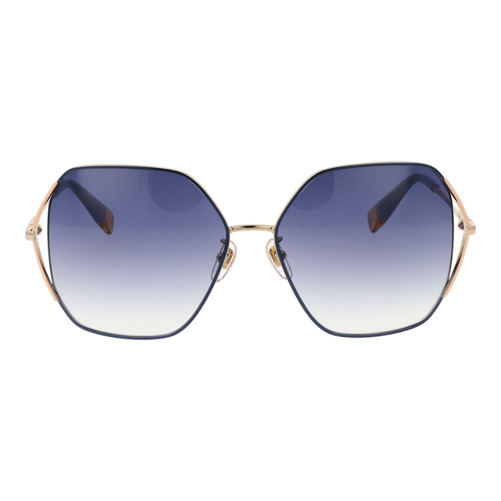 Furla Gold Stainless Steel Sunglasses