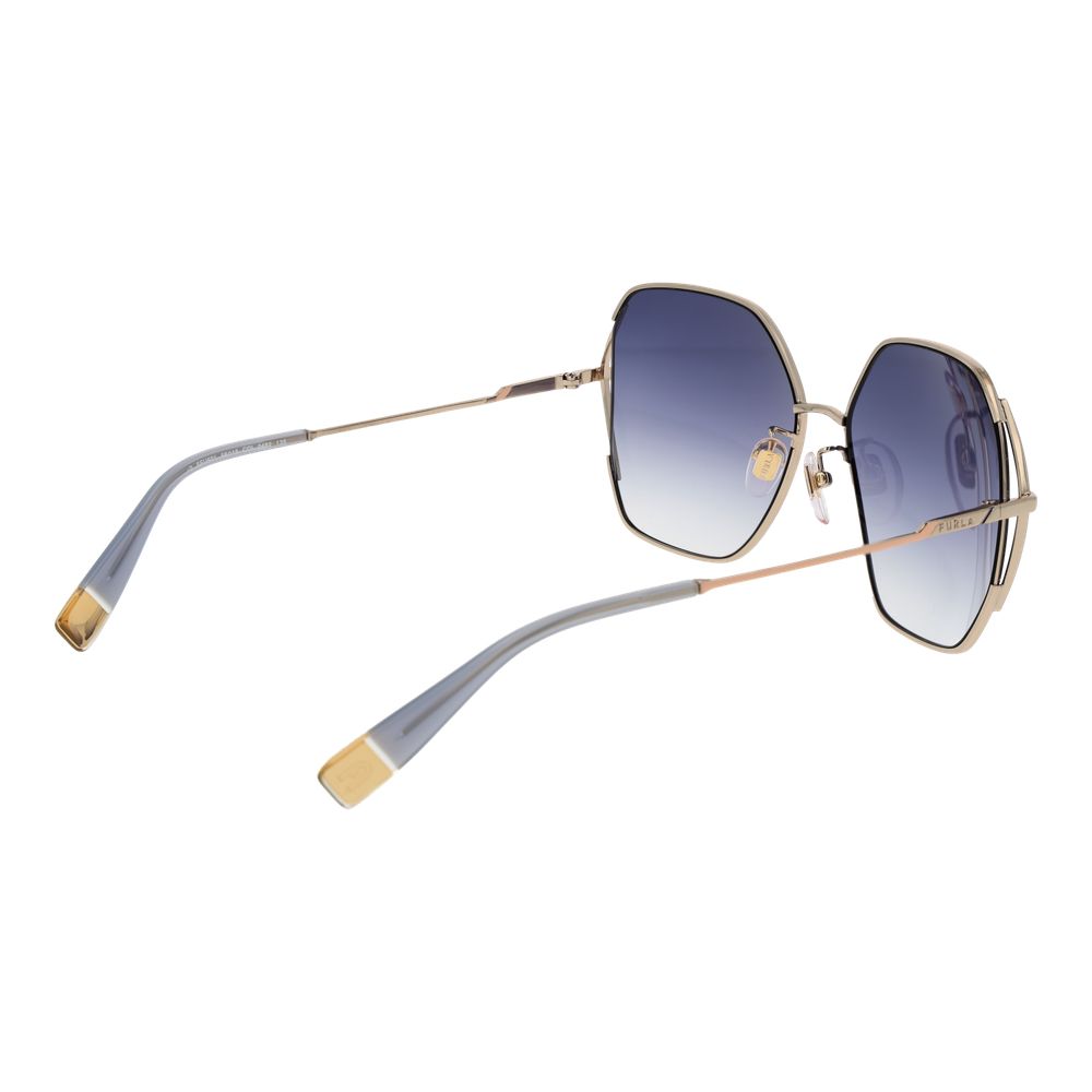 Furla Gold Stainless Steel Sunglasses