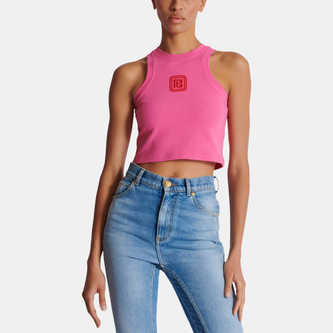 Дамски потник Balmain Cropped Women Top