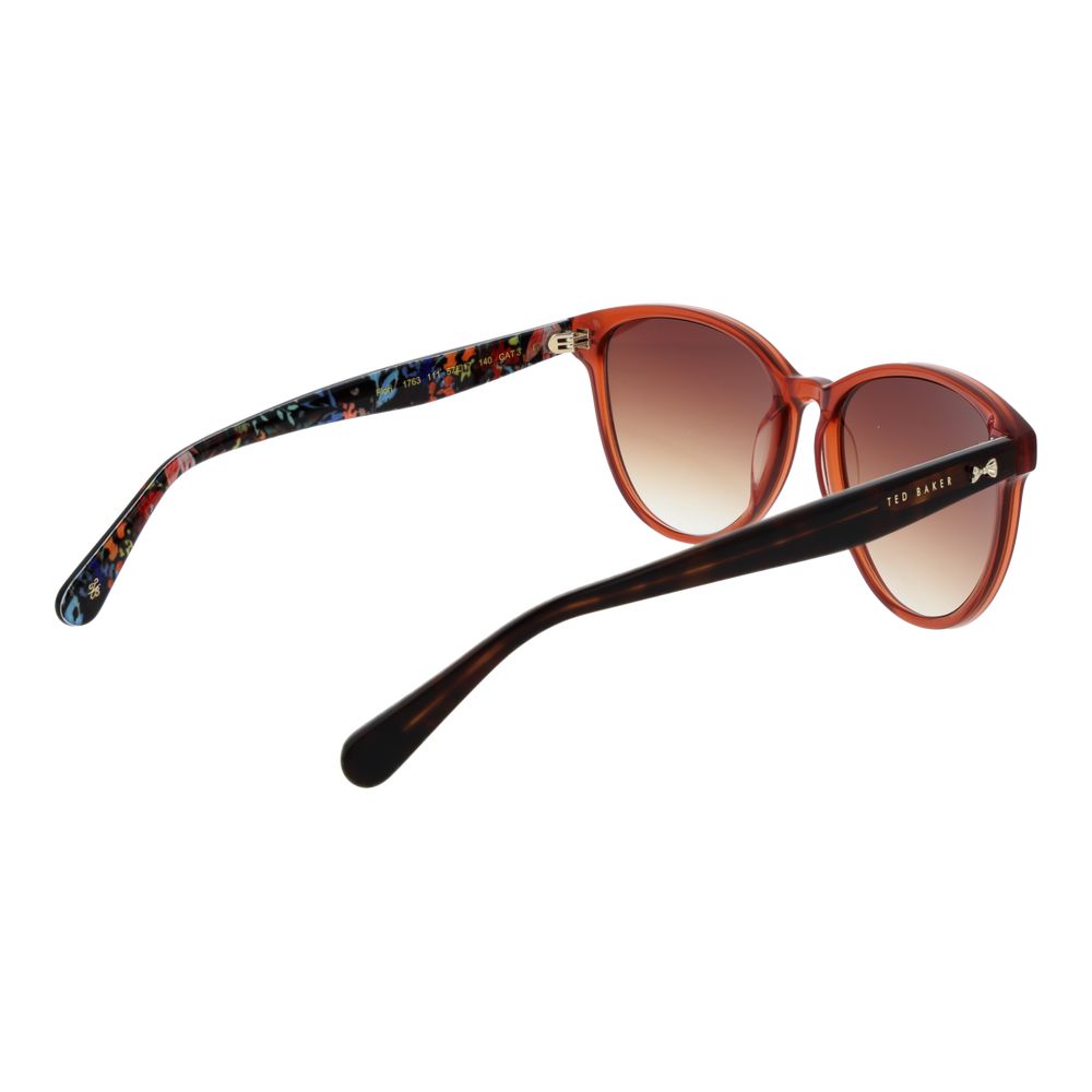 Ted Baker Orange Acetate Sunglasses