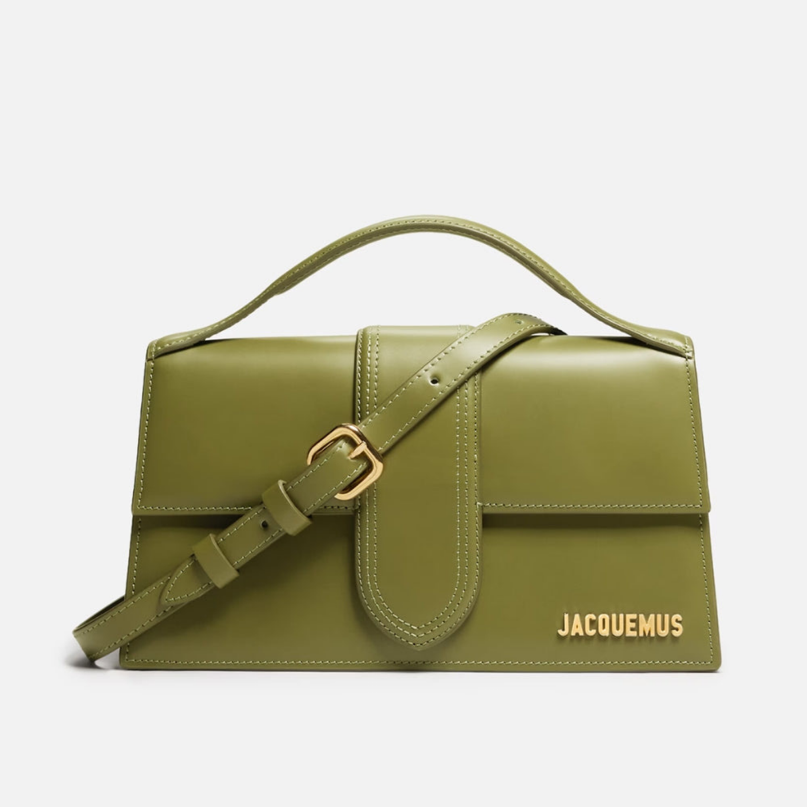 Jacquemus Le Grand Bambino Khaki Bag 213BA007-3100-560 Front View