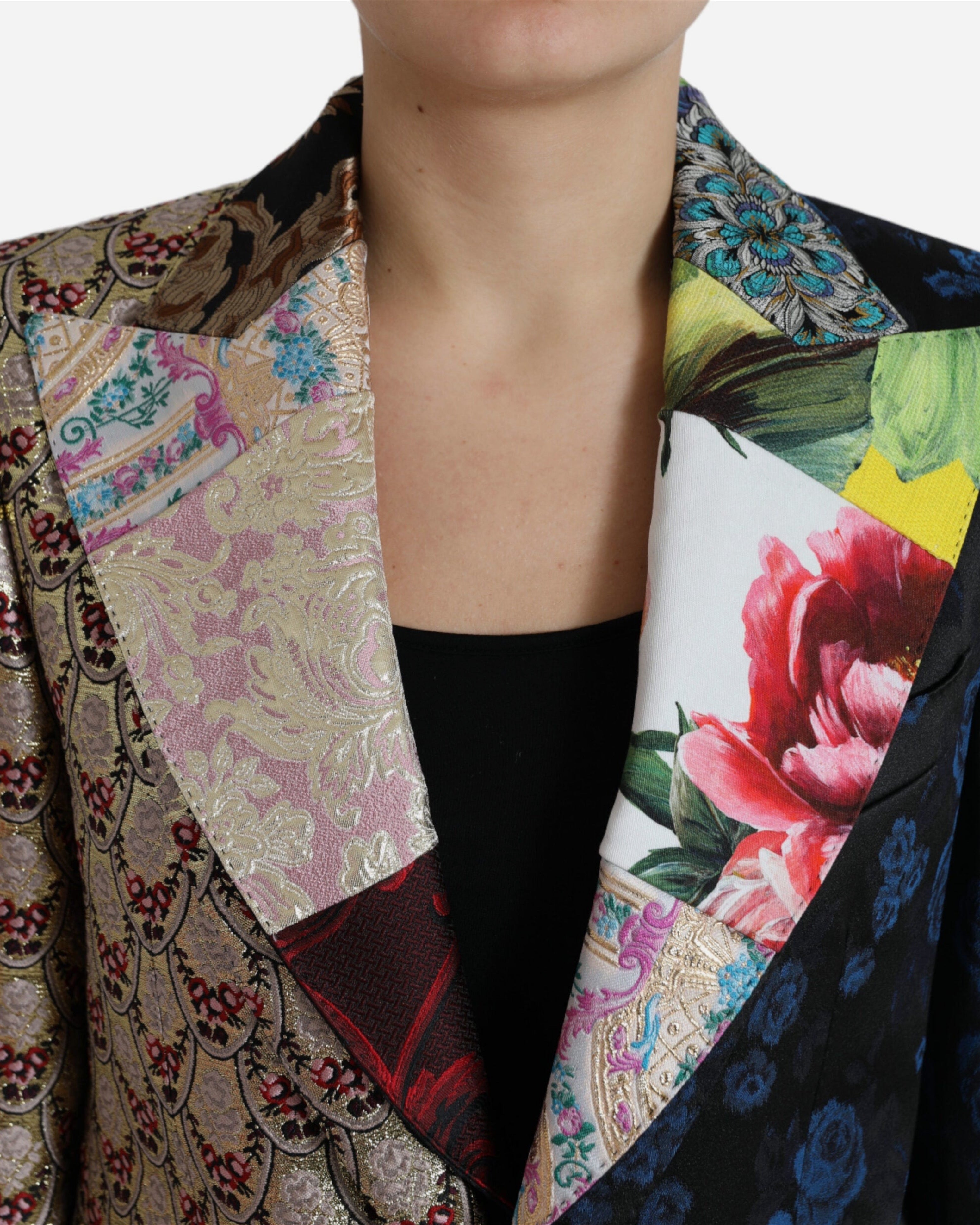 Dolce & Gabbana Luxury Patchwork Blazer