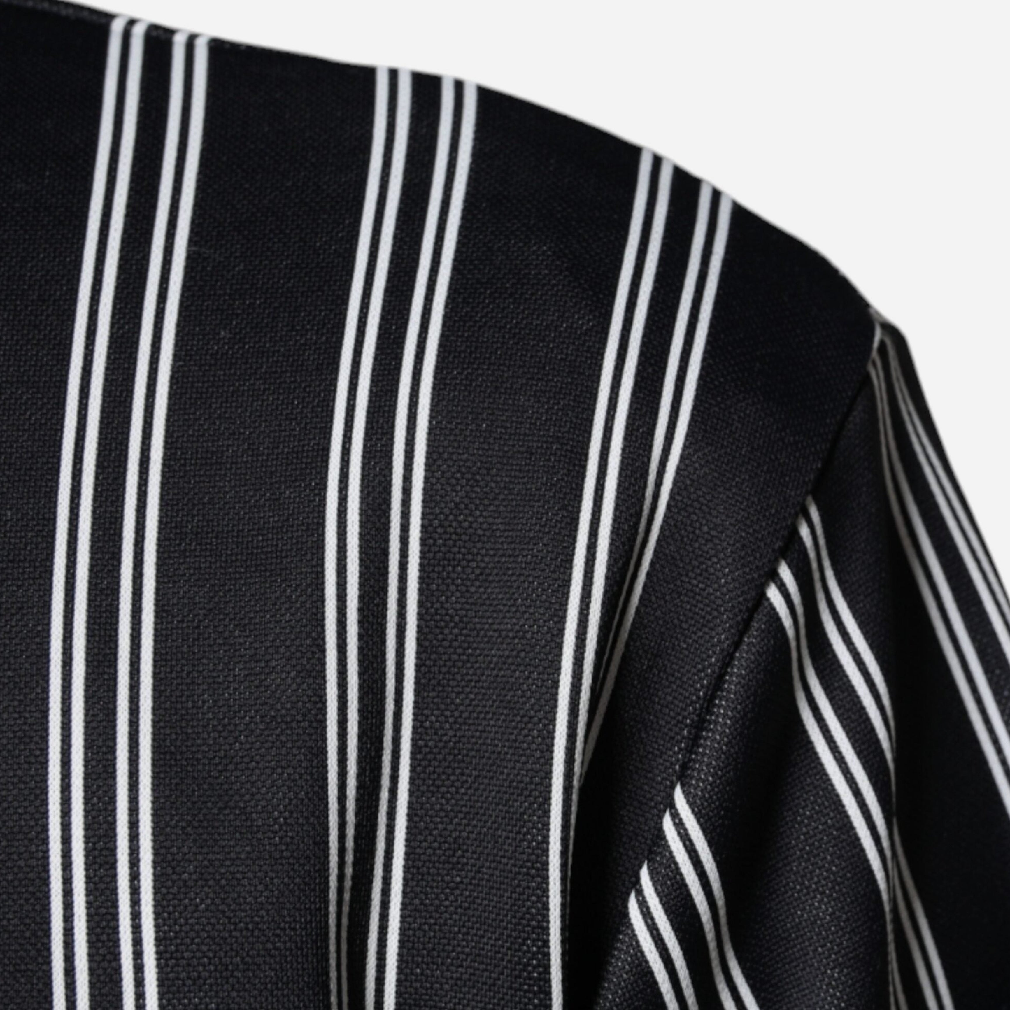 Мъжко горнище суитчър с цип в черно и бяло Dolce & Gabbana Men’s Black White Stripes Full Zip DNA Milano Men Sweatshirt