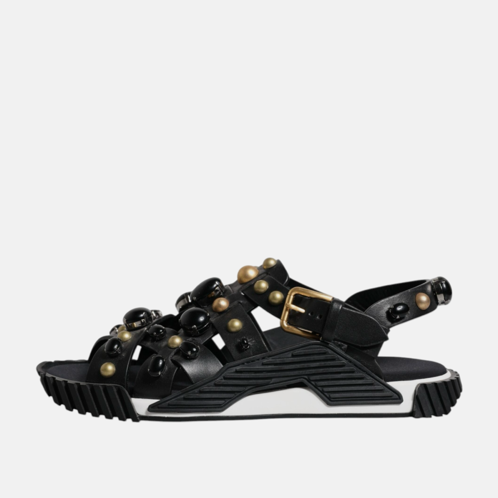 Мъжки сандали Dolce & Gabbana NS1 Studded Men Sandals CS1795 AX659