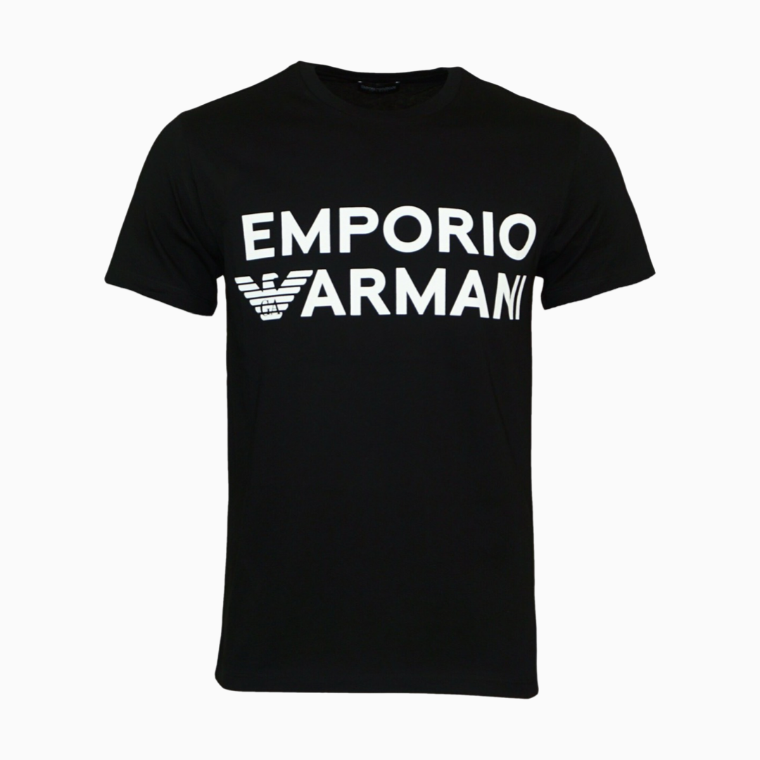 Мъжка черна тениска Emporio Armani 211831 3R479