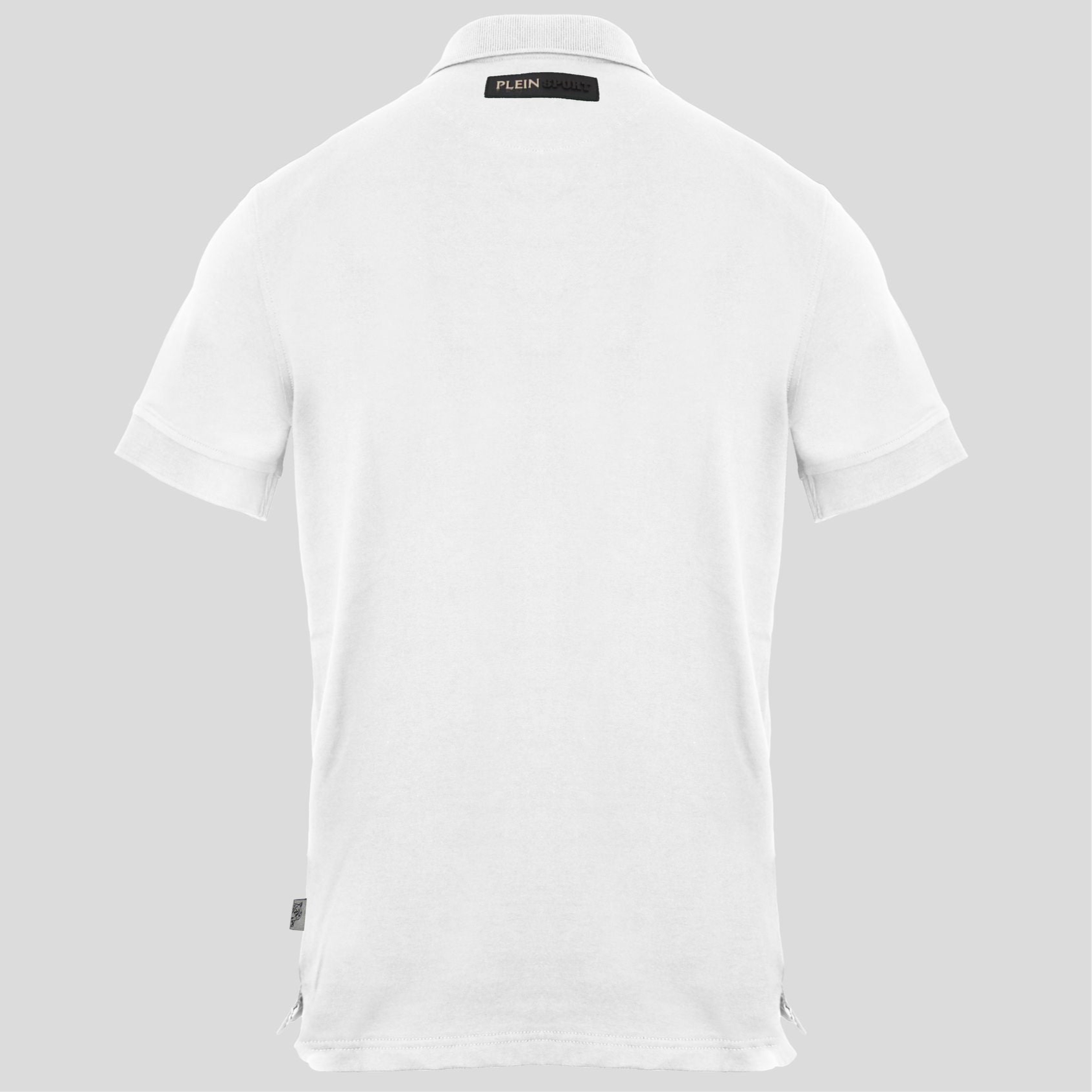 Мъжка тениска с яка Plein Sport PIPS50801_WHITE в бяло