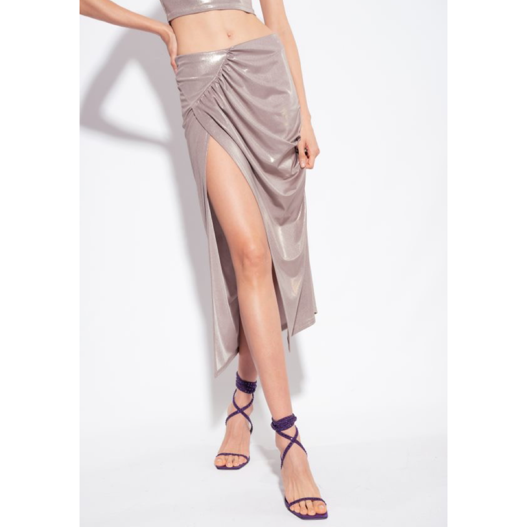 Дамска пола PINKO Beige Polyester Skirt