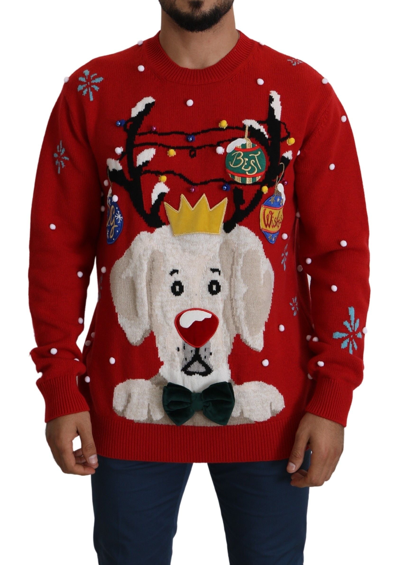 Dolce & Gabbana Elegant Christmas Cashmere Sweater