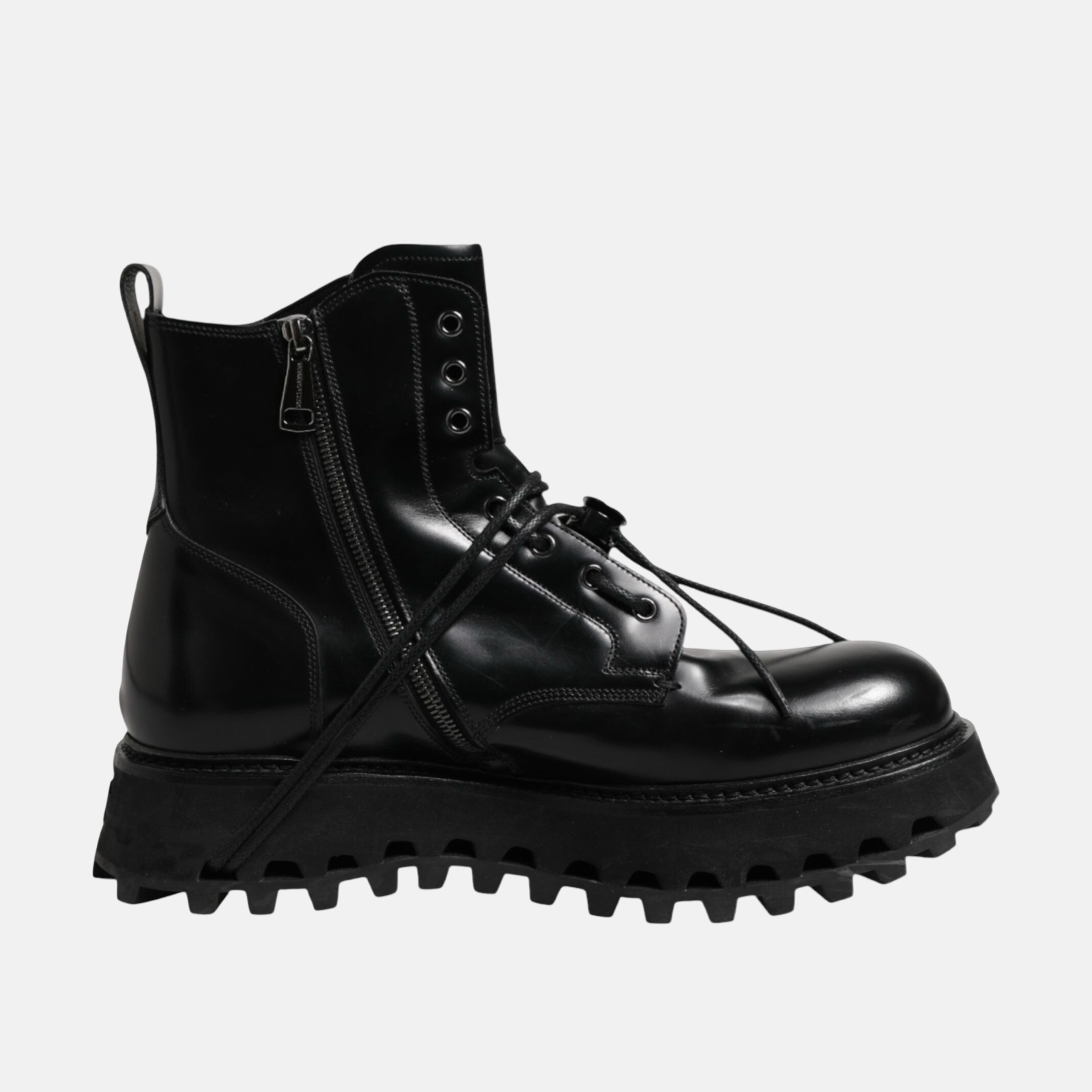 Dolce & Gabbana Trekking Men Ankle Boots Medial View