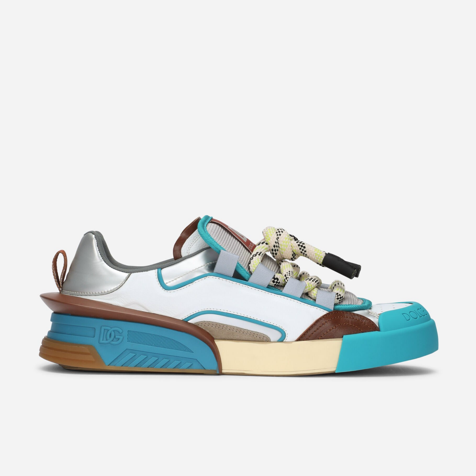 Мъжки кецове Dolce & Gabbana Portofino Men Sneakers CS2061 AB7128 W902 Lateral View