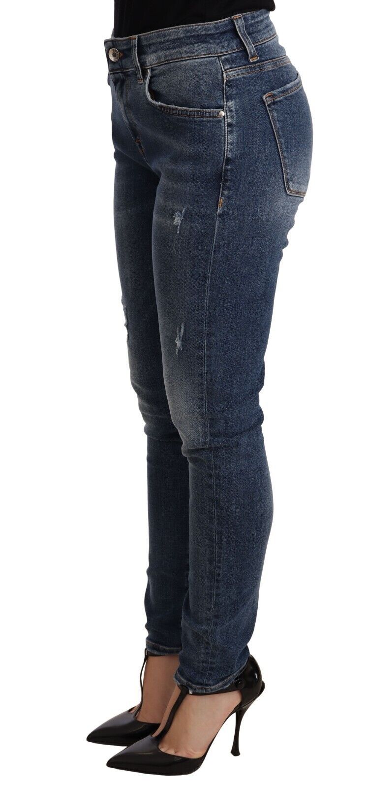 Dolce & Gabbana Elegant Slim-Fit Distressed Skinny Jeans