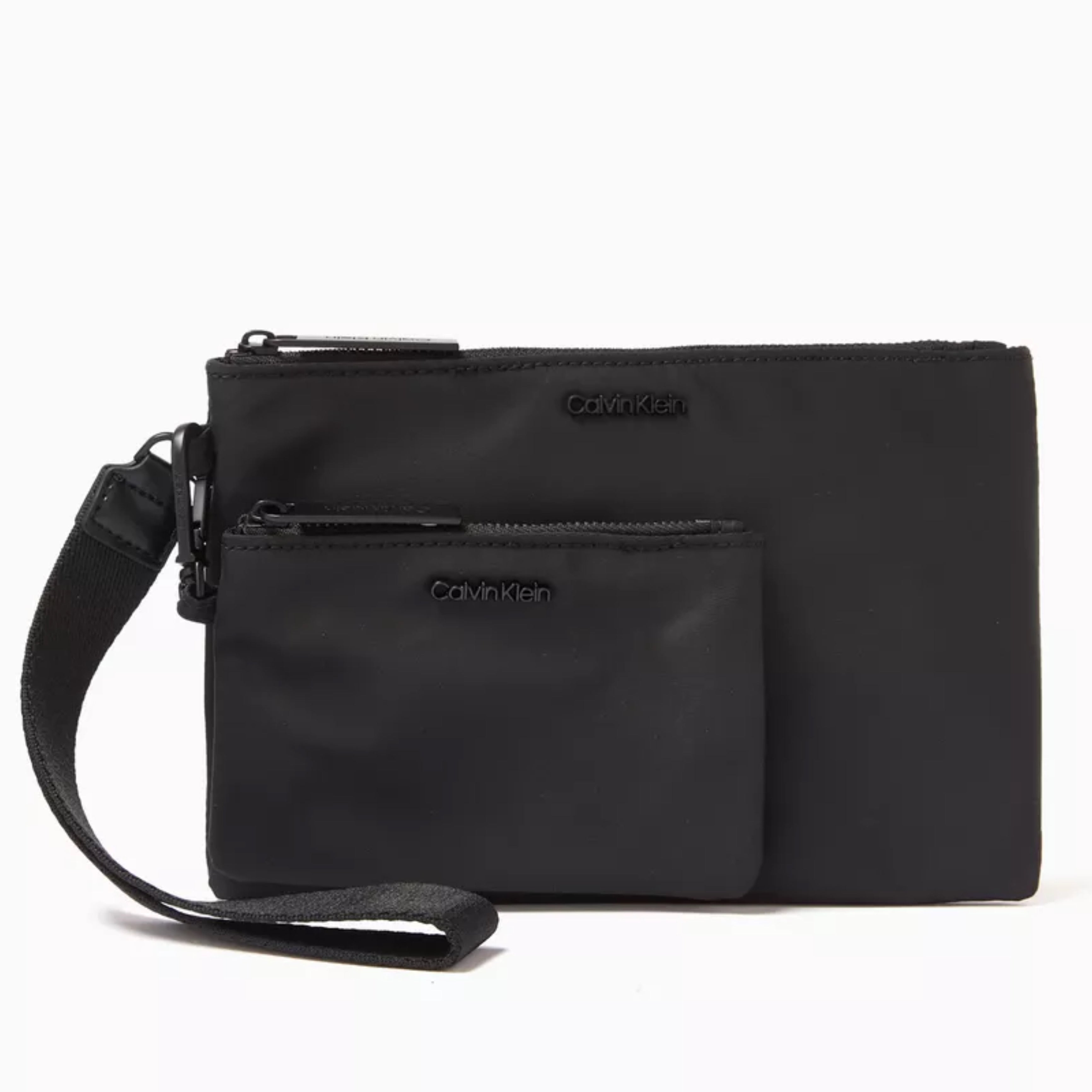 Мъжка клъч чанта 2 броя Calvin Klein K50K511680 Черна