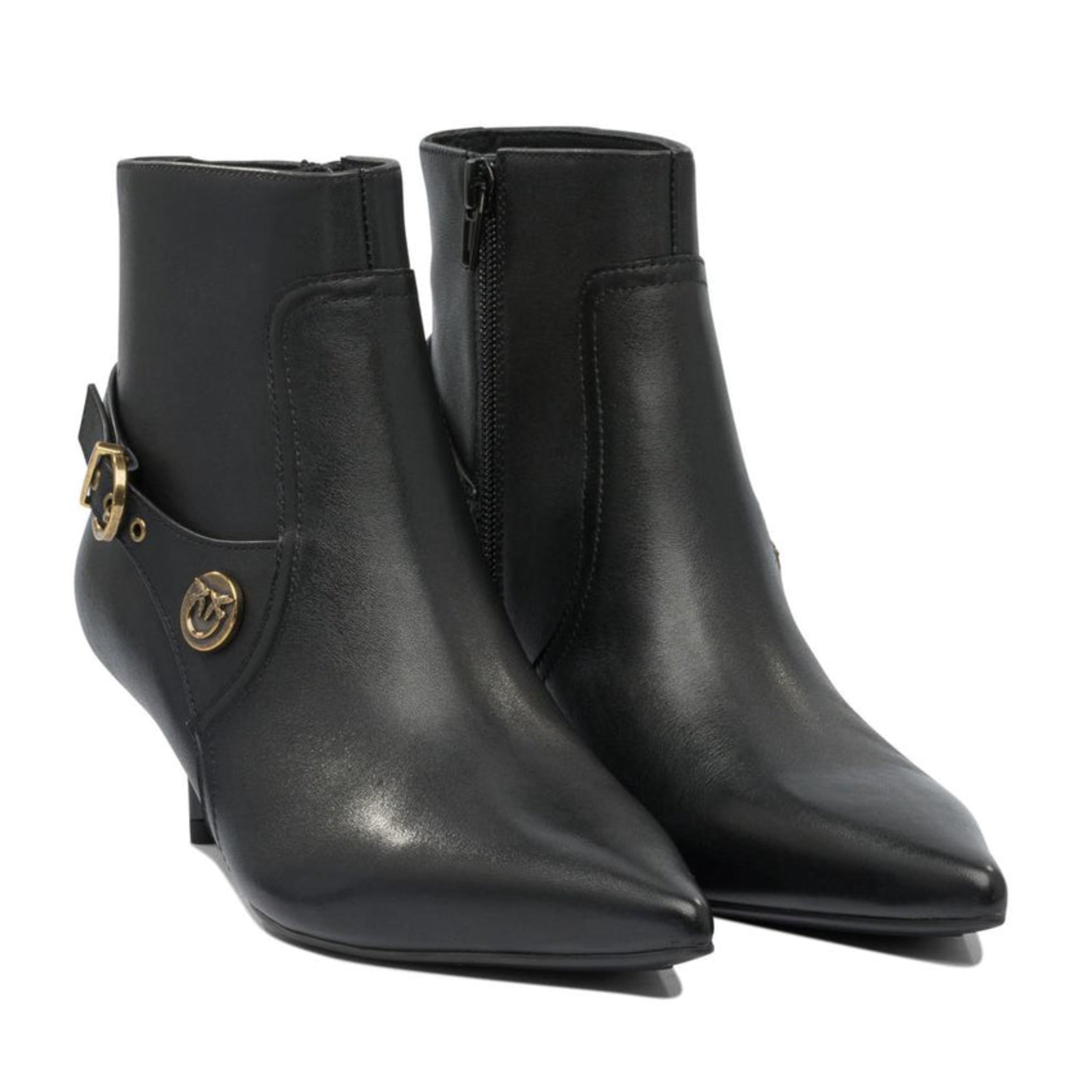 PINKO Leather Ankle Boots