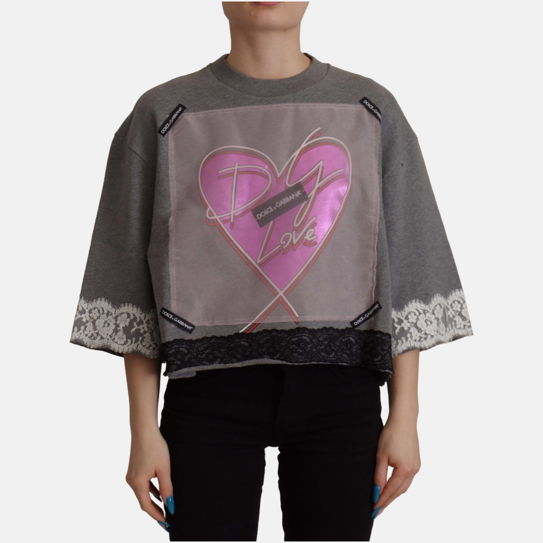 Дамски суитшърт Dolce & Gabbana DG Love Women Sweatshirt