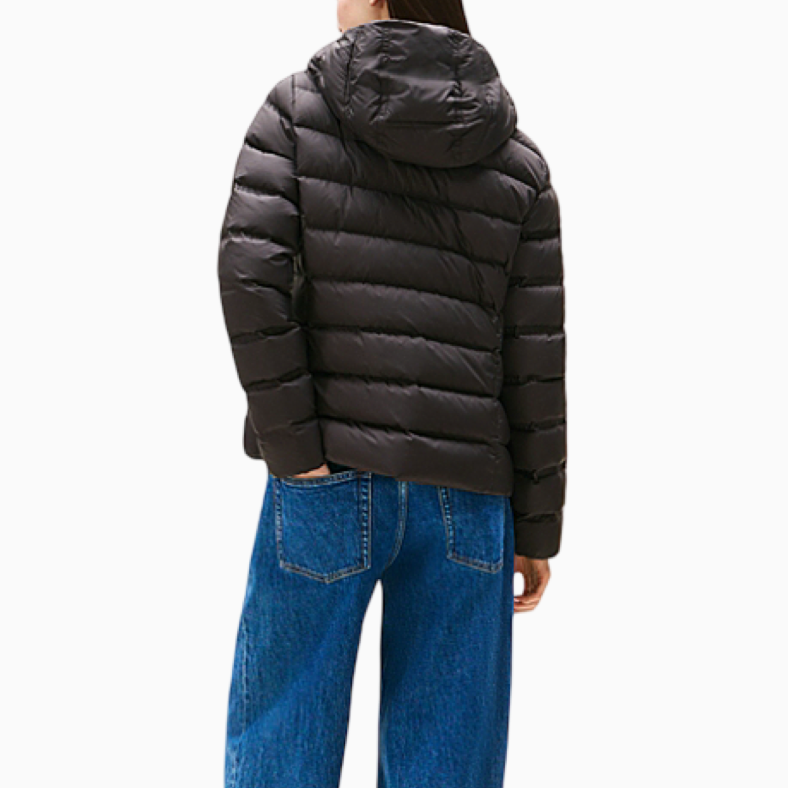 Дамско черно яке Tommy Hilfiger Jeans DW0DW21617 Back View