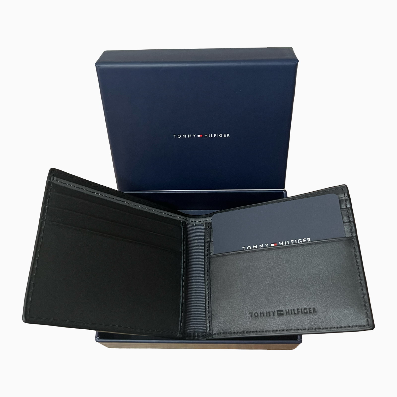 Мъжки портфейл Tommy Hilfiger Wallet AM0AM12175 Inside View
