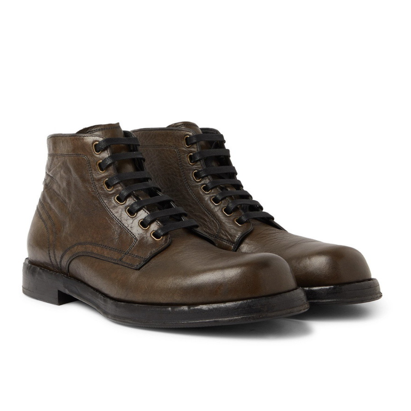 Dolce & Gabbana Men Ankle Boots Lateral View