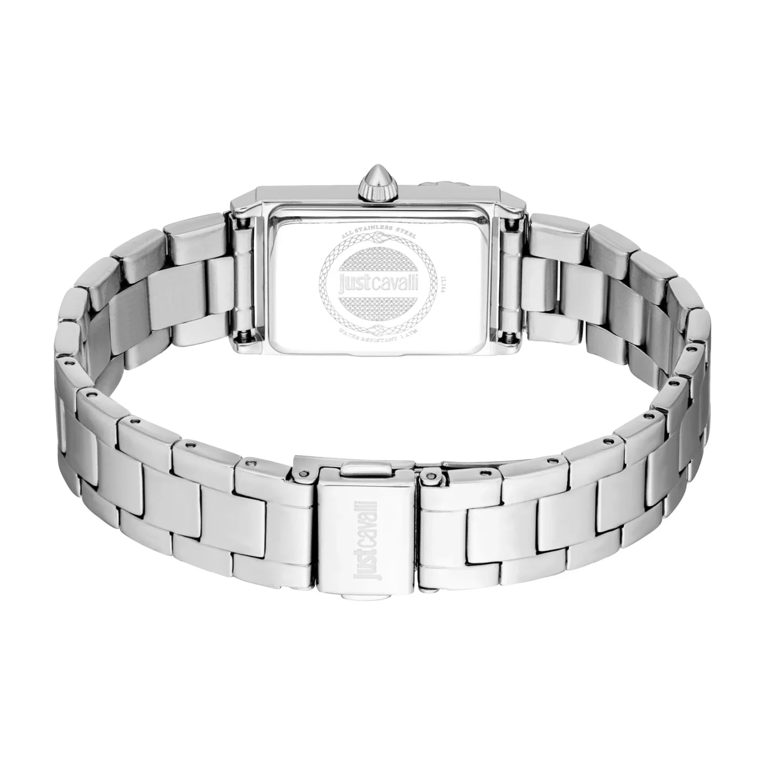 Дамски часовник Women’s watch Just Cavalli Animalier Dolcezza Snake JC1L364M0055 Silver/Blue