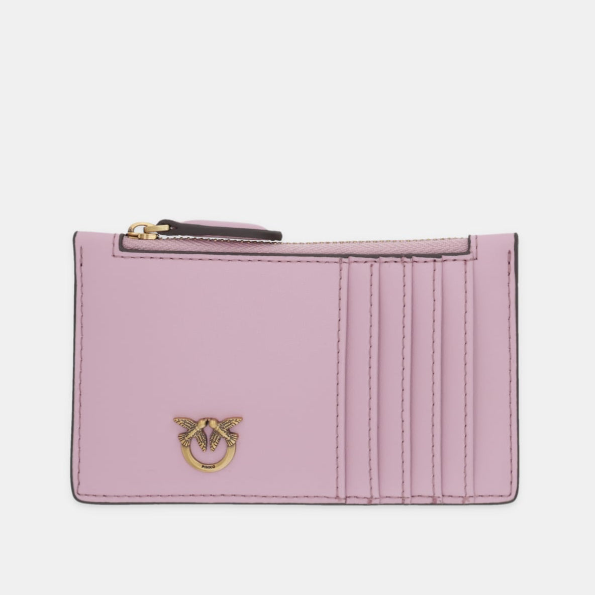 Дамски картхолдър Women’s cardholder wallet Pinko 100251 A0F1 P26Q Pink front view