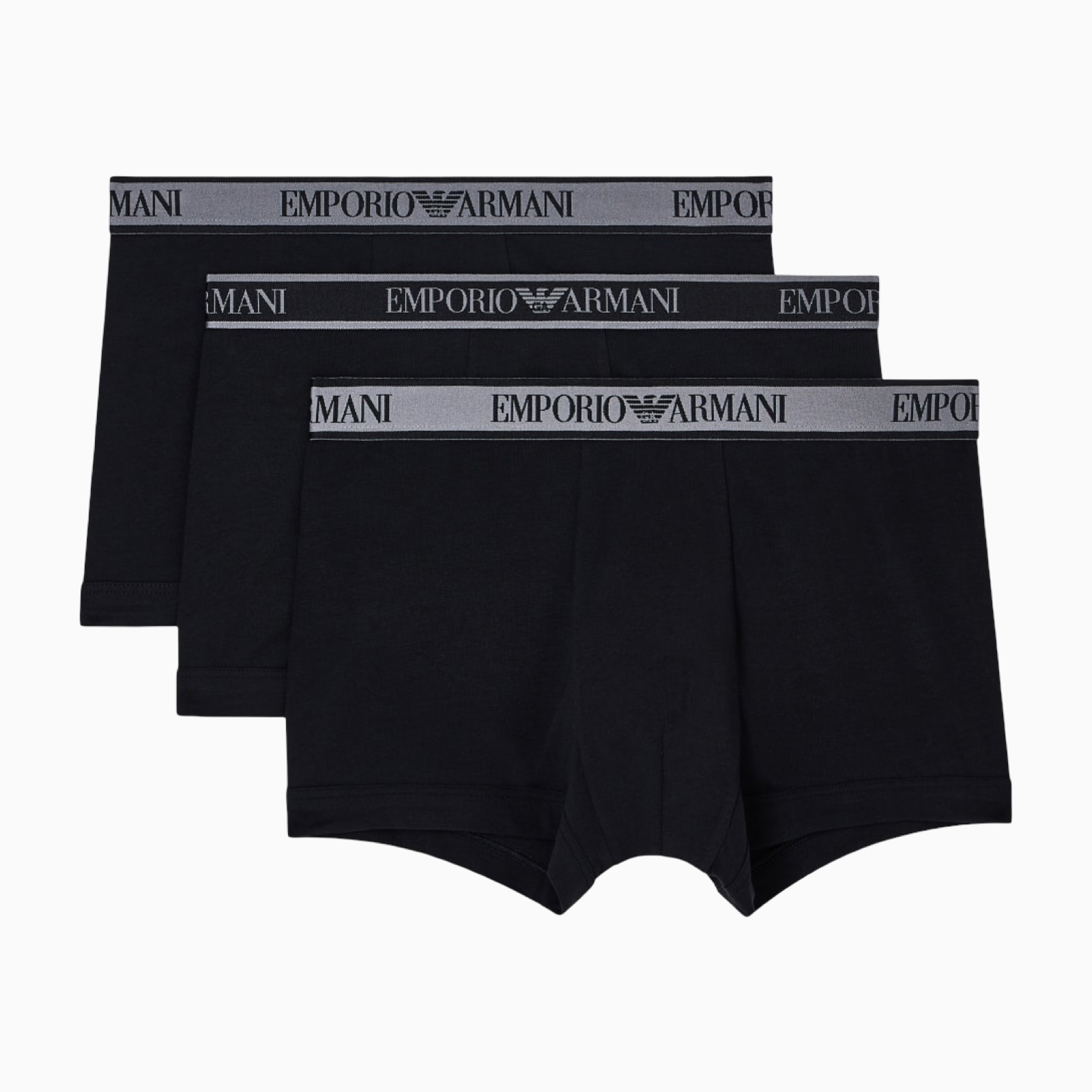 Мъжки черни боксерки Emporio Armani Men 3-pack boxers EM000259 AF10779 MC406 Front View