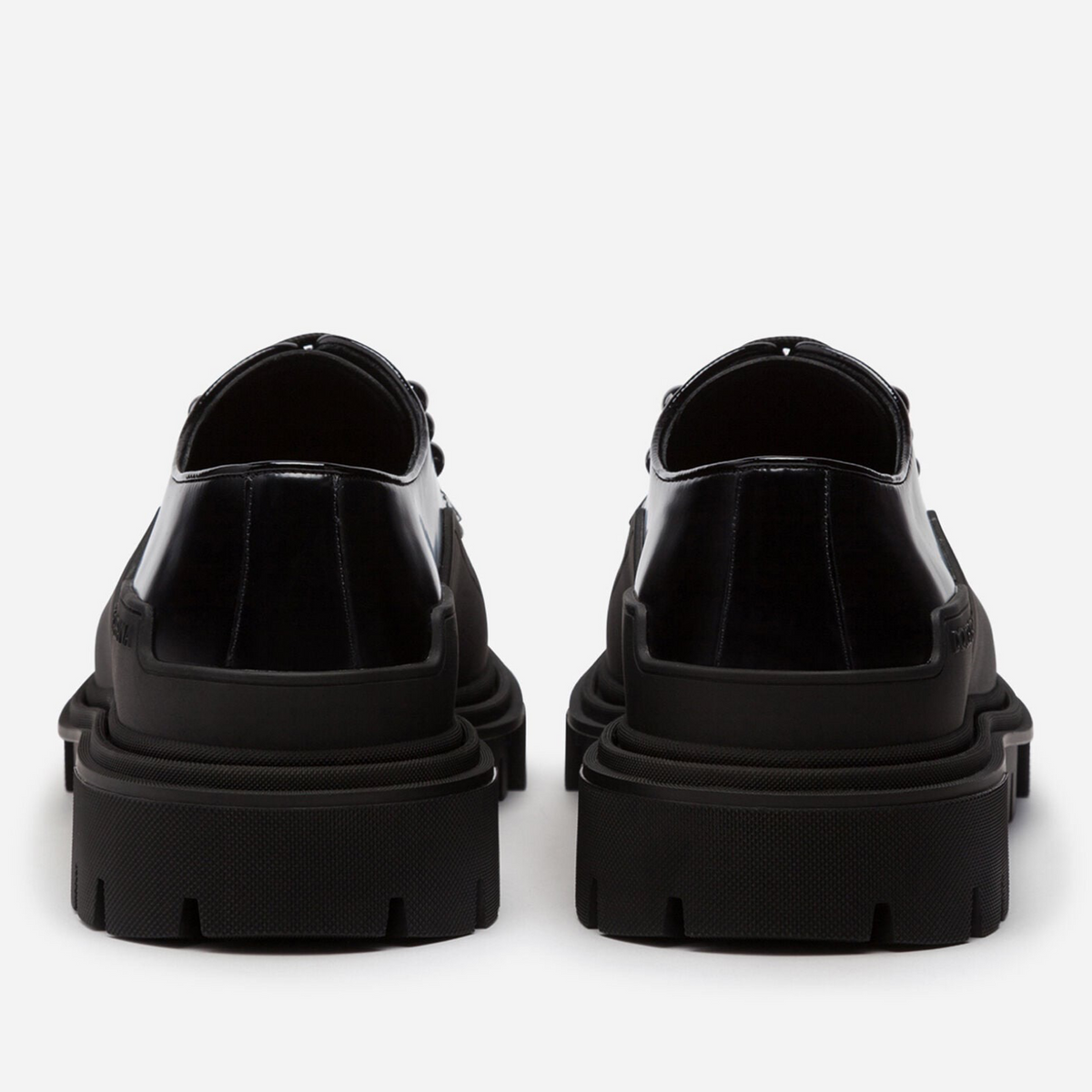 Dolce & Gabbana Derby Hi Trekking Shoes Heel View