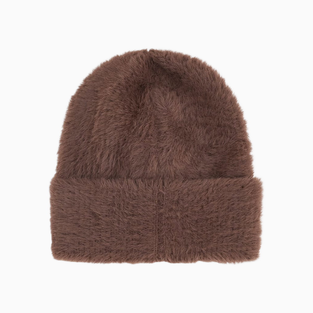 Дамска кафява зимна шапка Guess Women Knitted Beanie AW5633POL01 BTC Back View