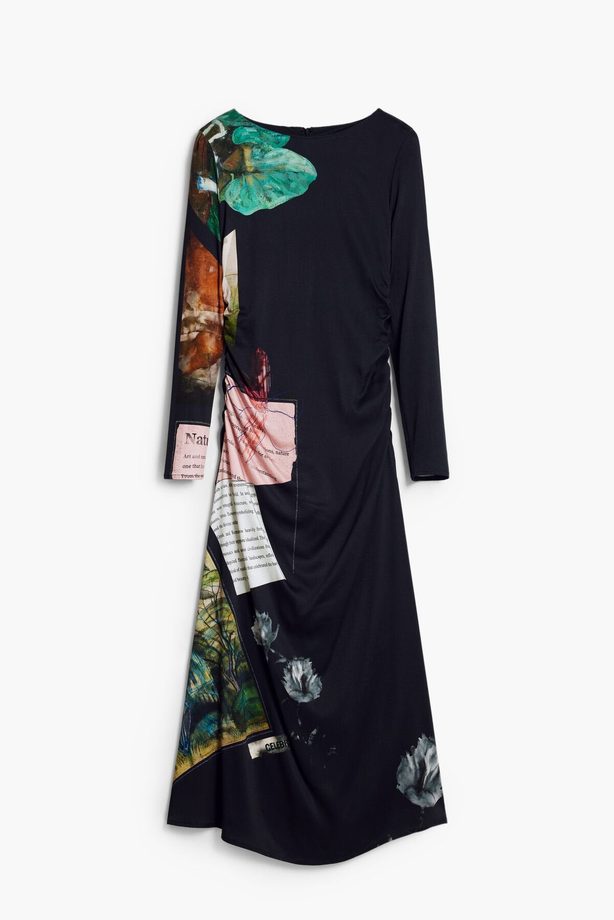 Дамска рокля Women’s  asymmetrical dress Desigual 25WWVW082000S Black standard view