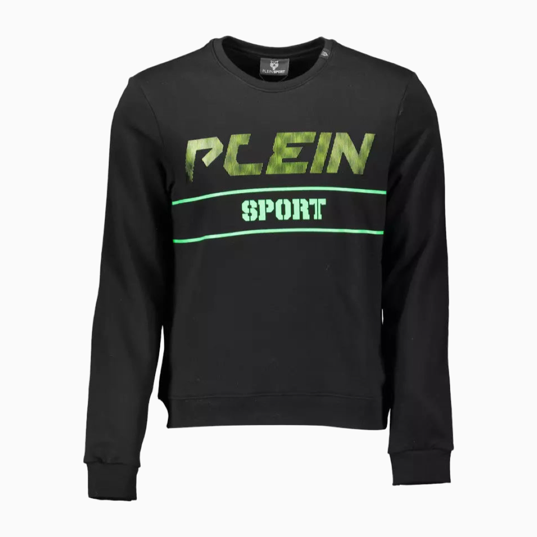 Мъжка черна блуза Plein Sport FIPS211 NERO 99