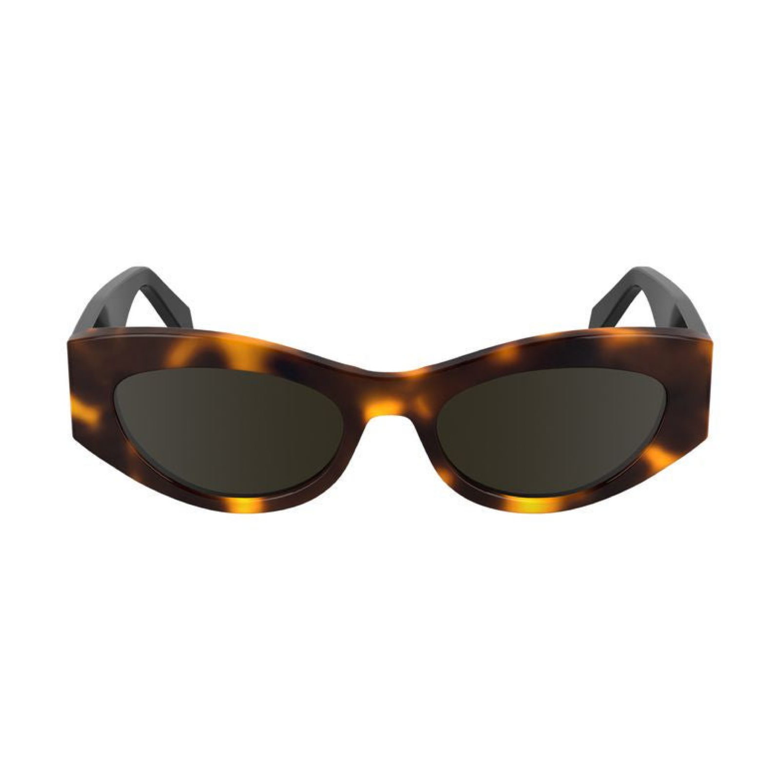 Calvin Klein Brown Acetate Women Sunglass