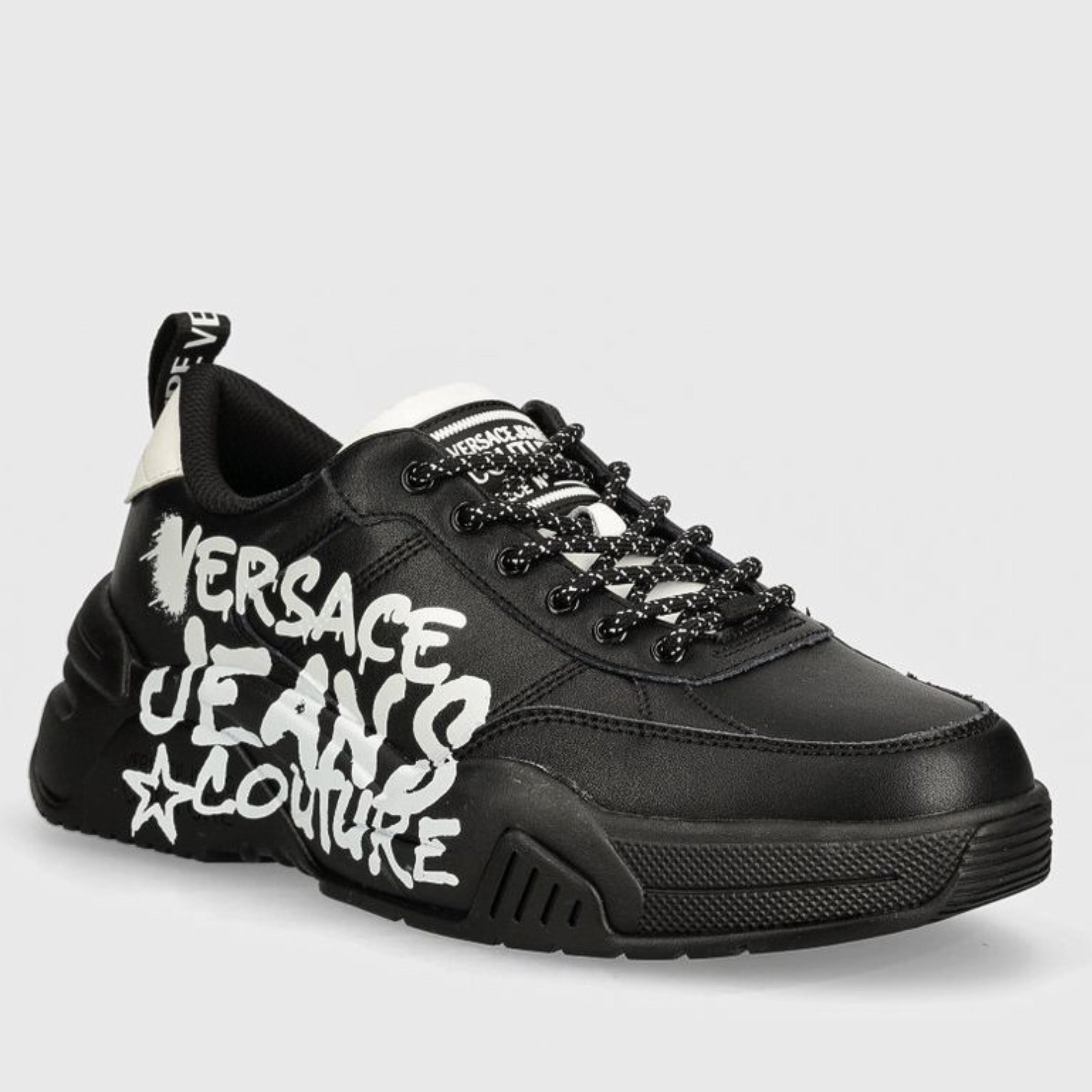 Мъжки маратонки Versace Jeans Couture Graffiti Stargaze 77YA3SF1 ZP328 899 в черно