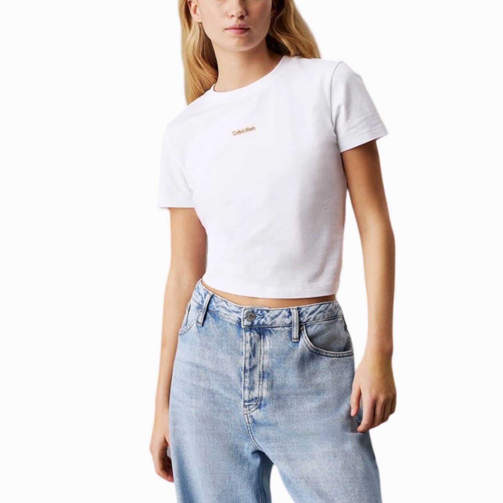 Дамска бяла тениска Calvin Klein Jeans J20J225524