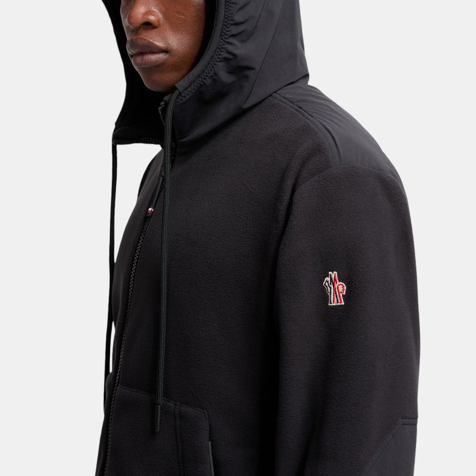 Moncler Grenoble Zip-up Men Hoodie K20978G 000198 9AK8 Side View