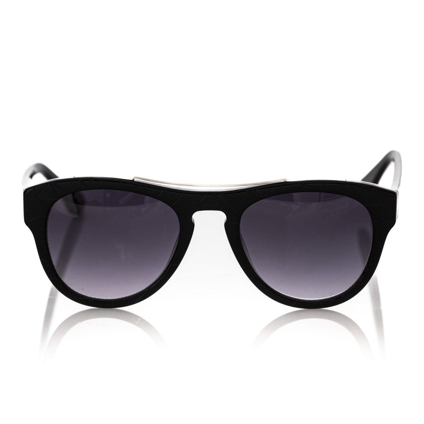 Мъжки слънчеви очила Frankie Morello Men Sunglasses FEMF8018US FR-C83 NERO/SILVER Front View