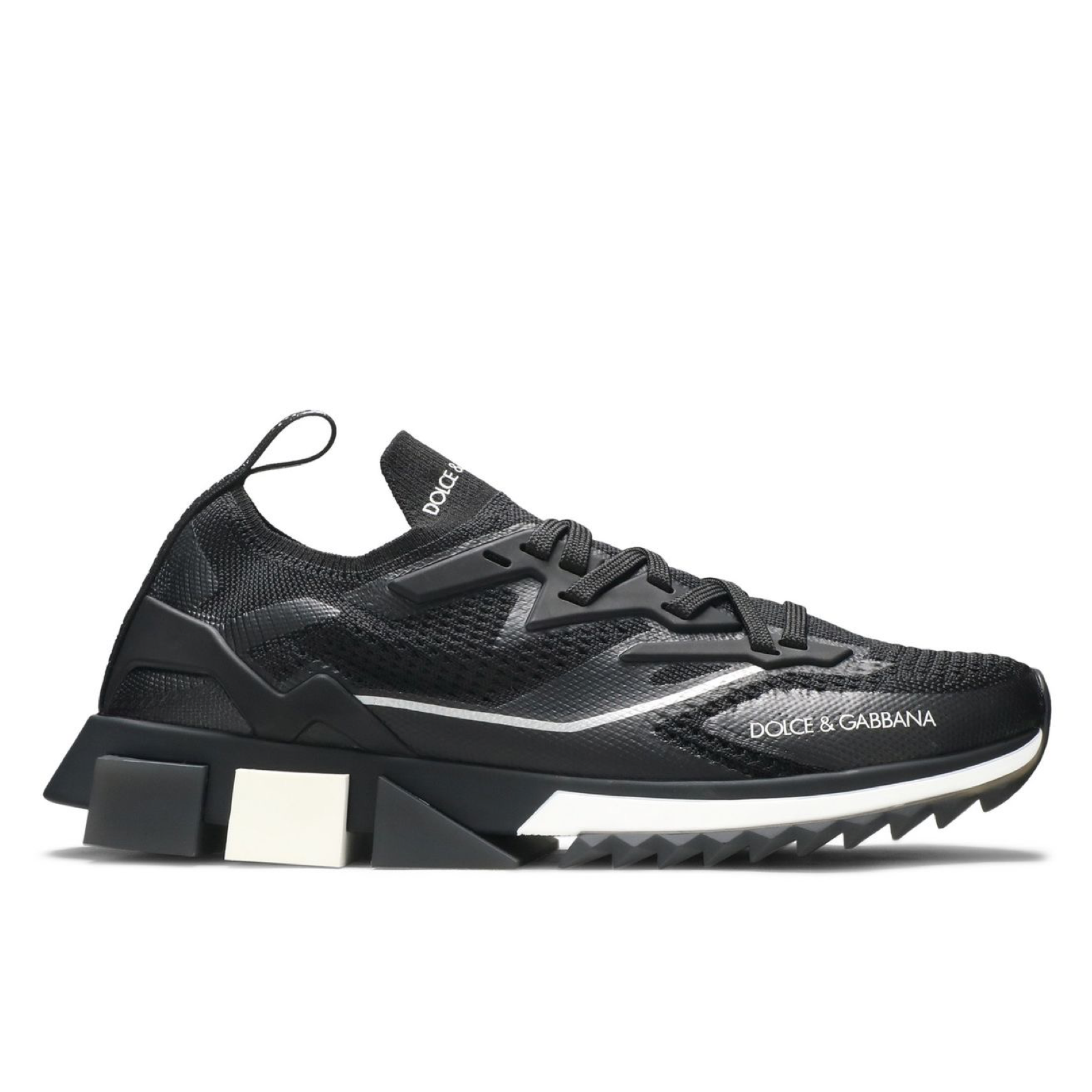 Dolce & Gabbana Sorrento Sport Stretch Women Sneakers Lateral View