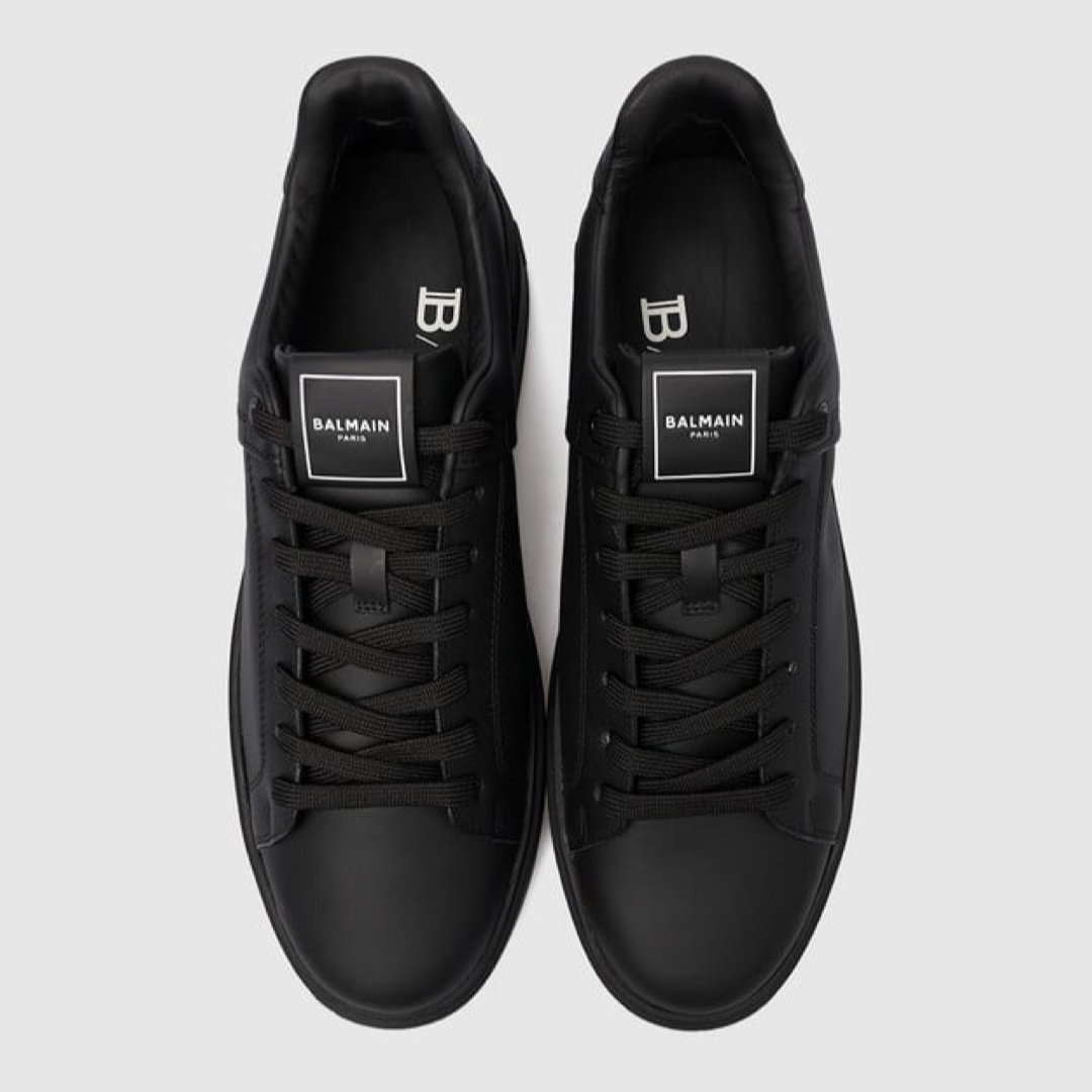 Дамски черни кецове Balmain B-Court Women Sneakers