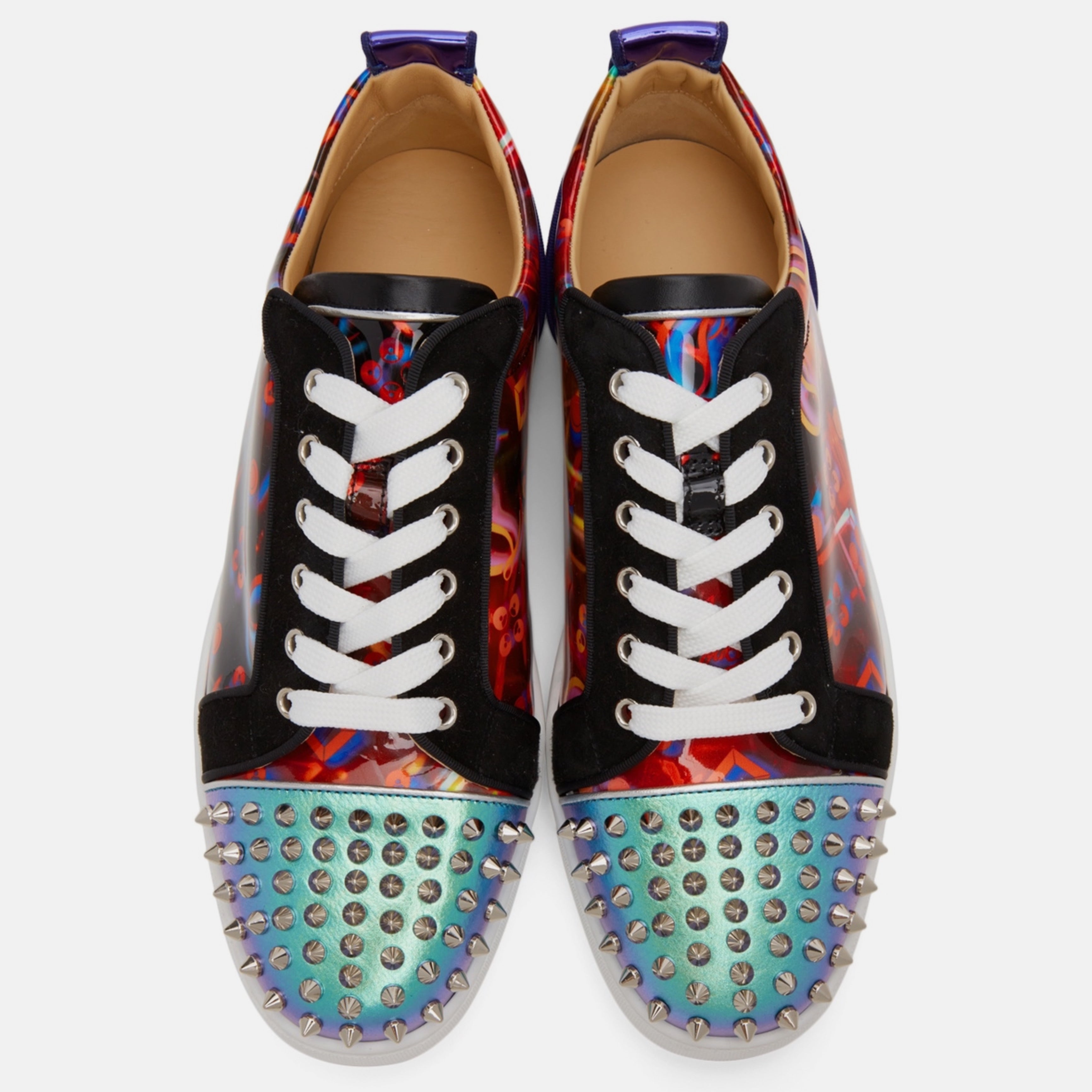 Мъжки луксозни кецове Christian Louboutin Paris Louis Spikes Orlato Low Top